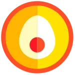 Poached Eggs SVG Icon